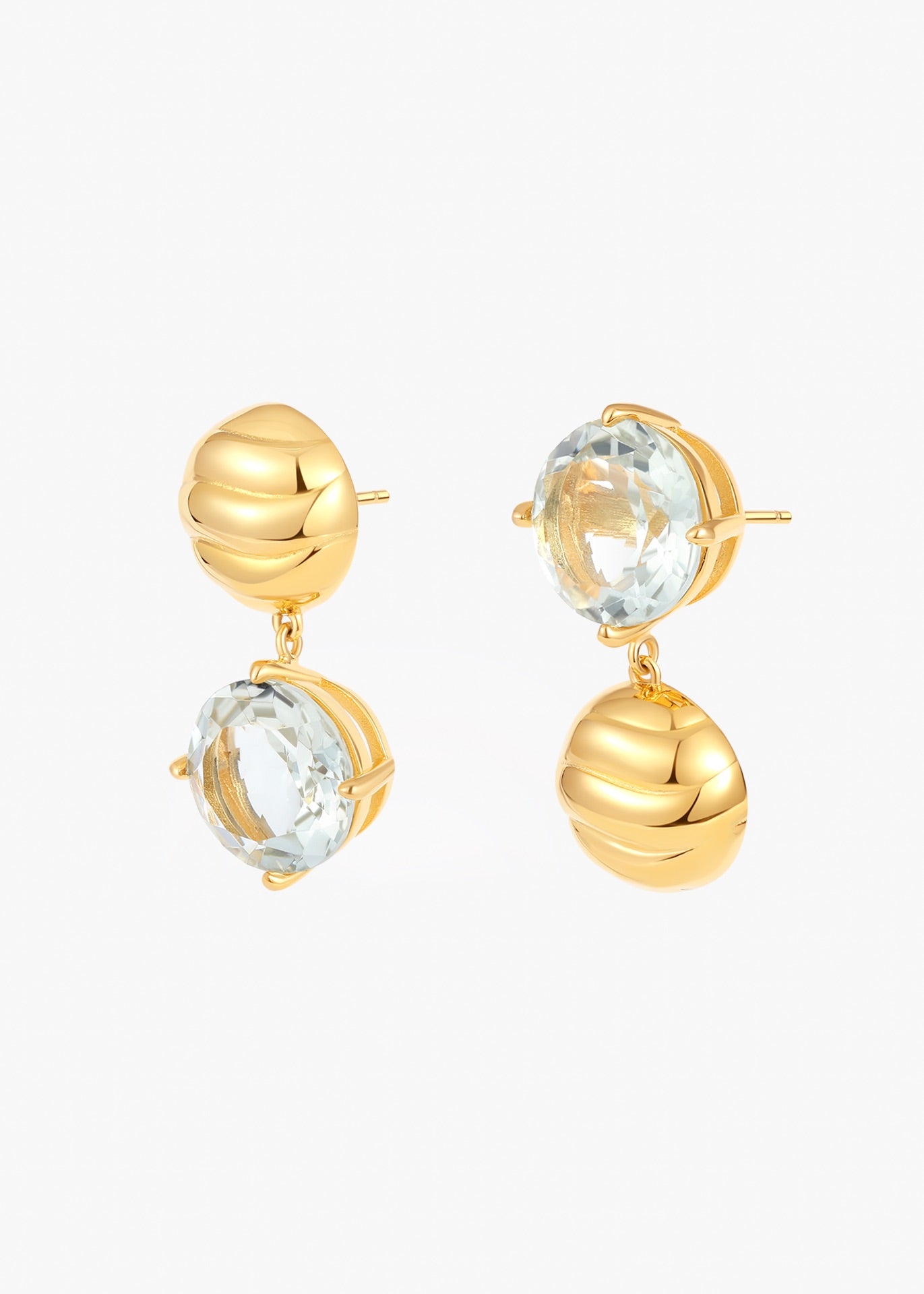 Golden Reflection Earrings