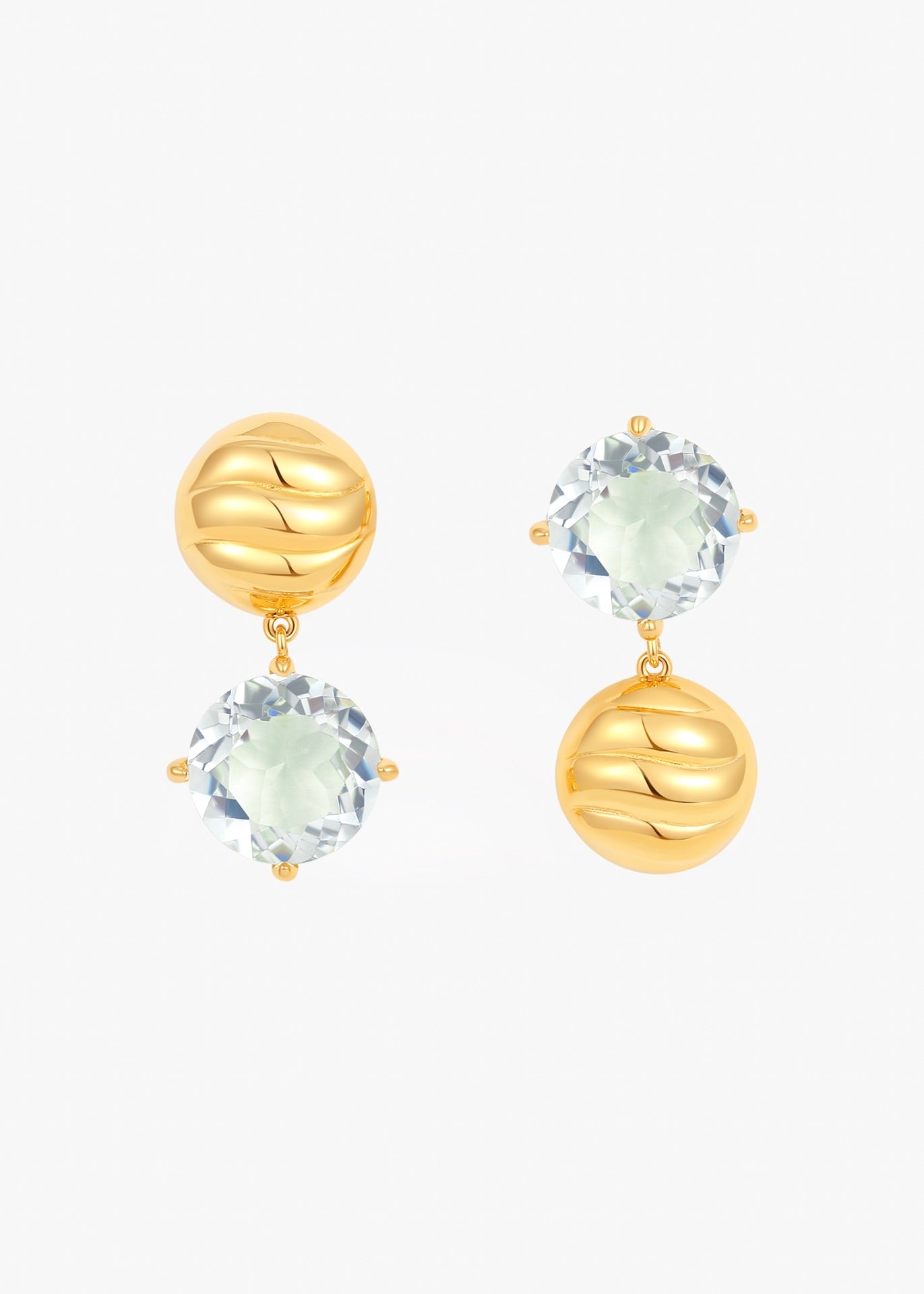 Golden Reflection Earrings