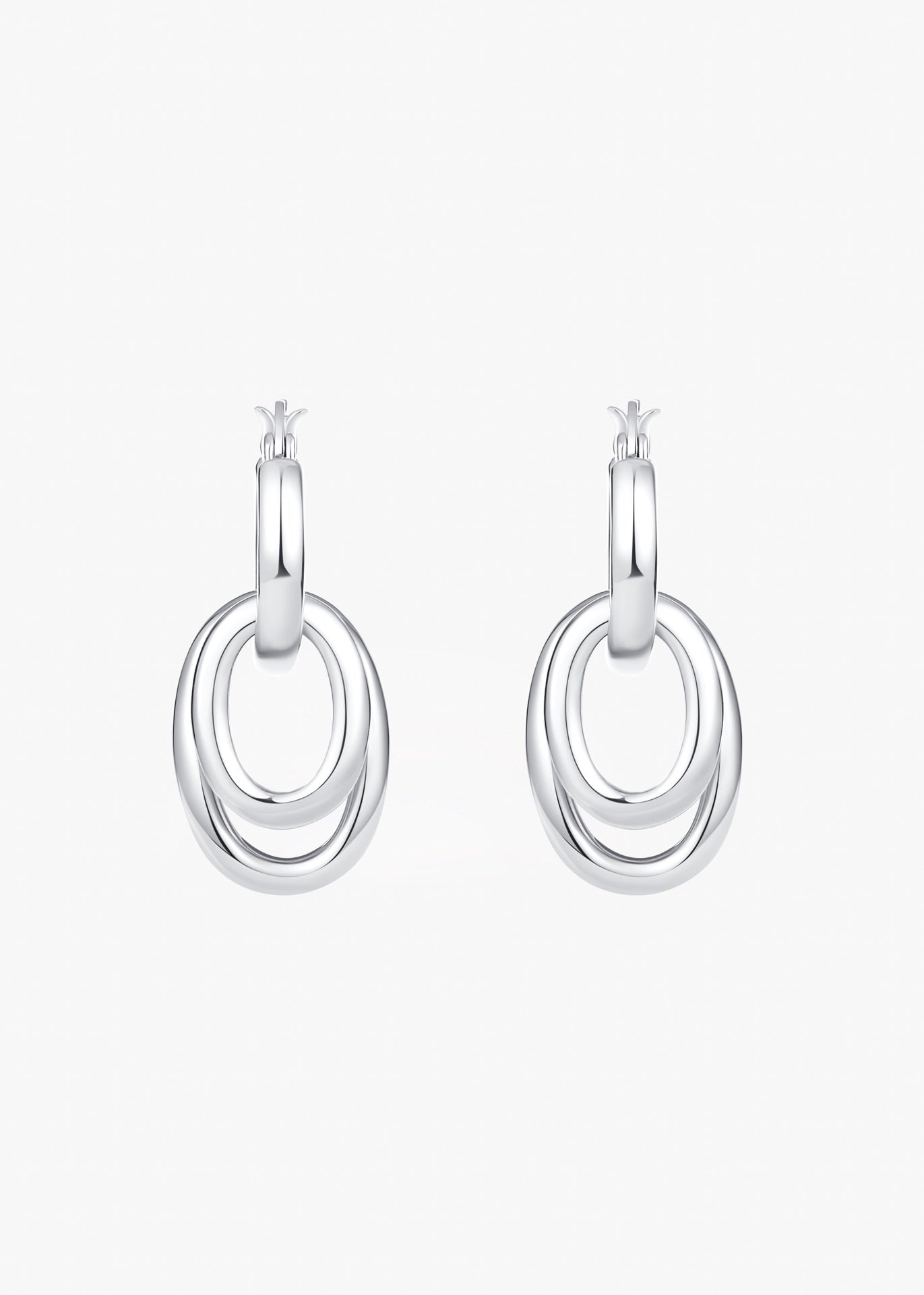 Interlocking Circle Earrings