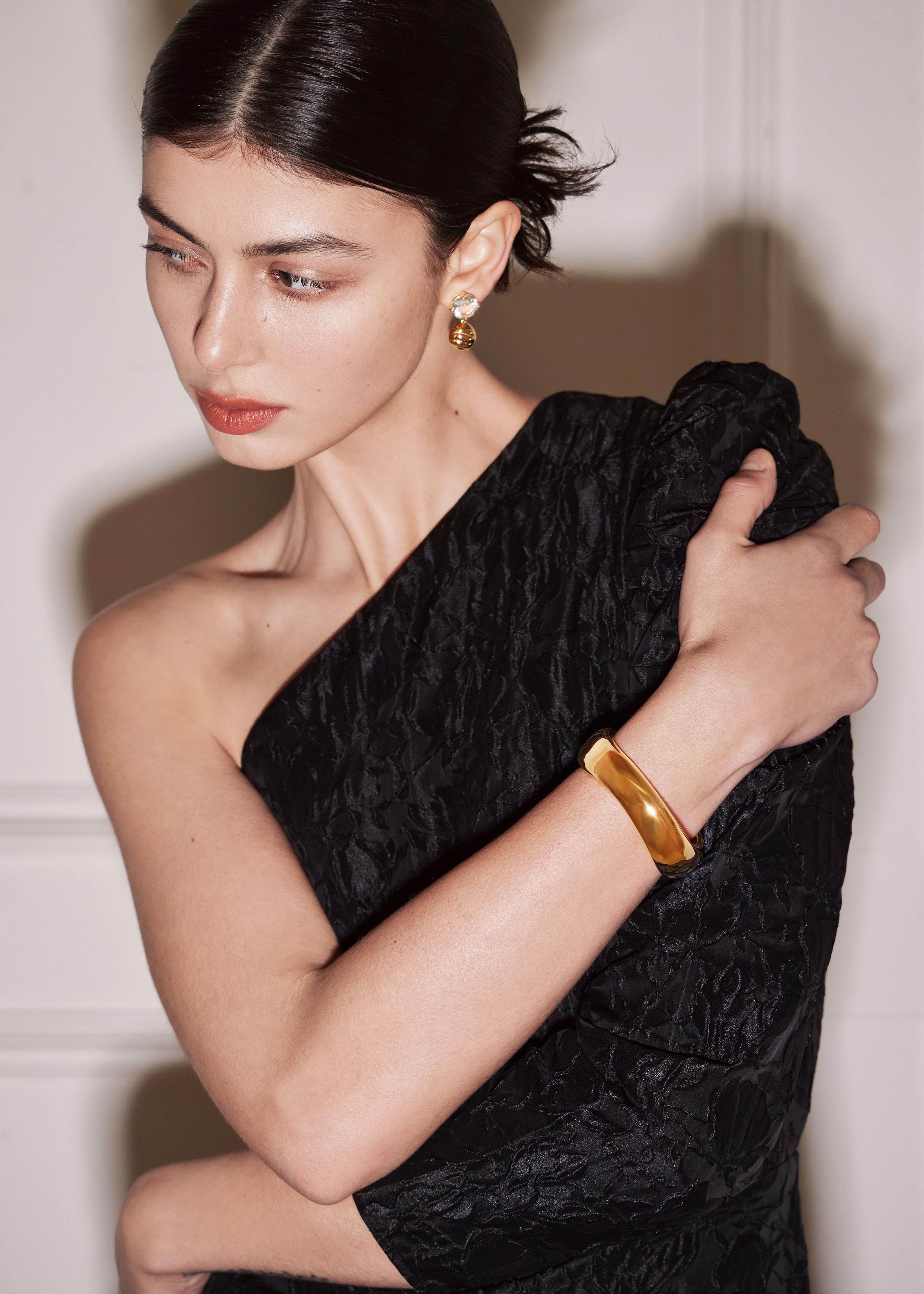 Golden Reflection Earrings