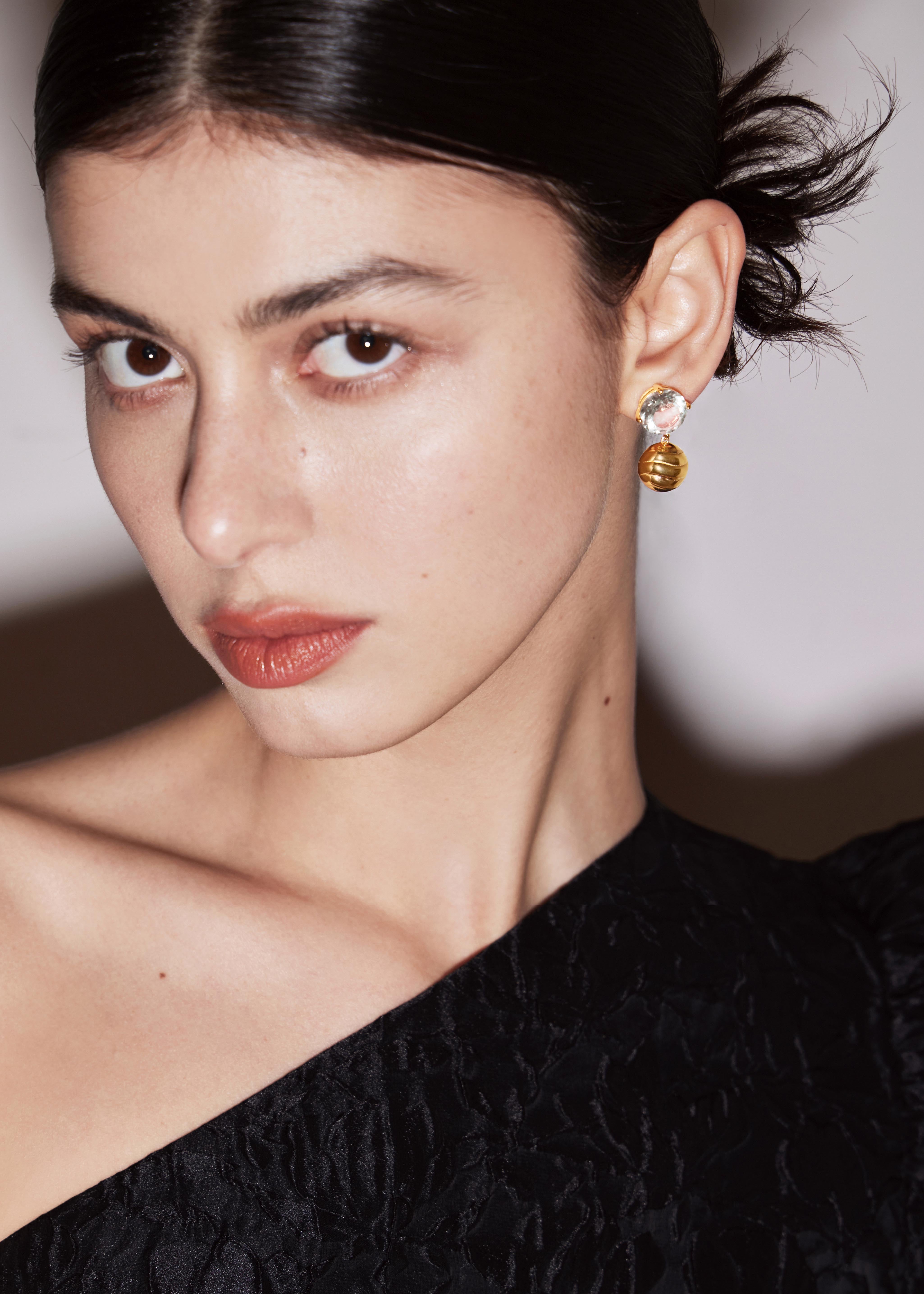 Golden Reflection Earrings