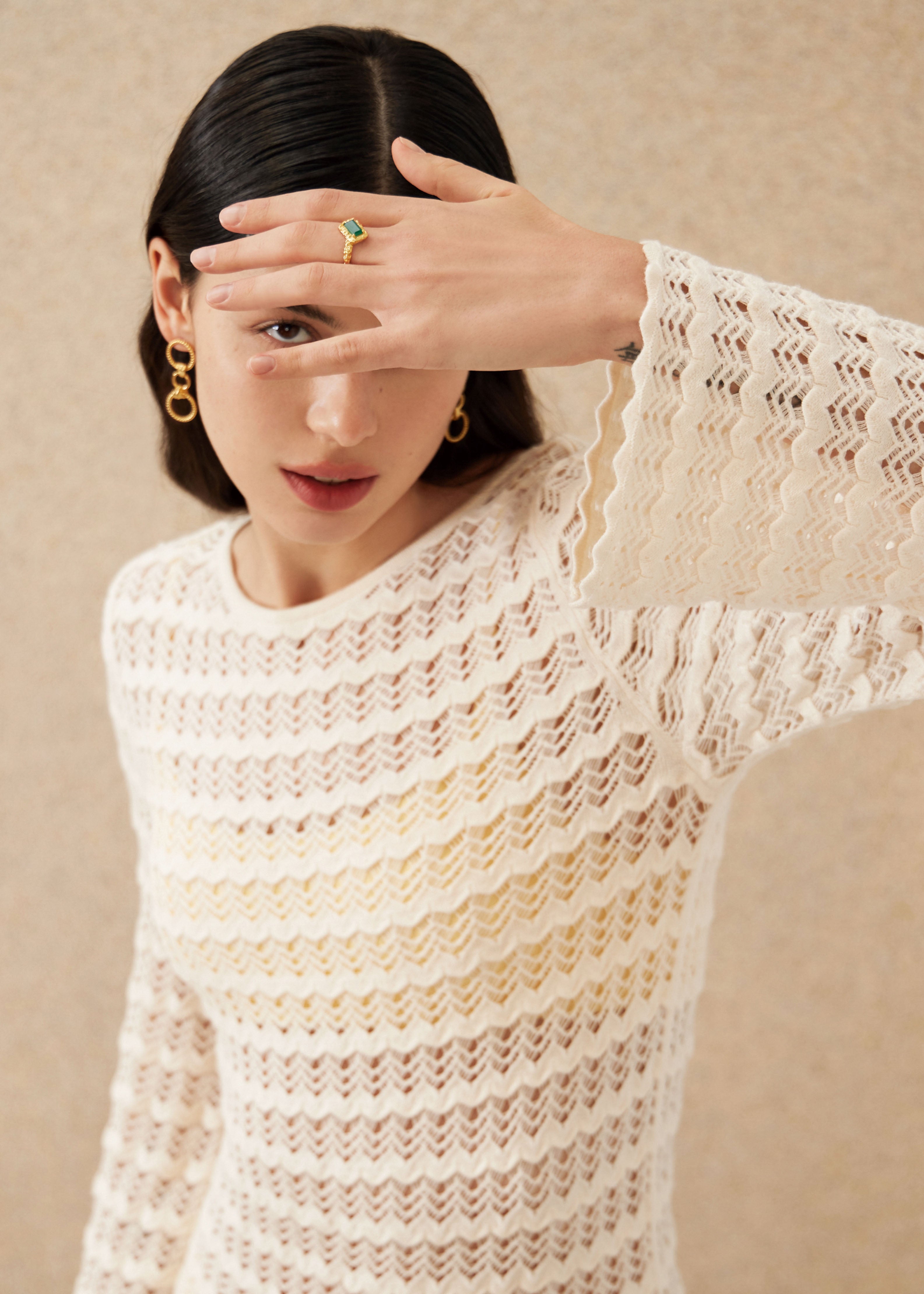 Golden Vermeer Open Ring