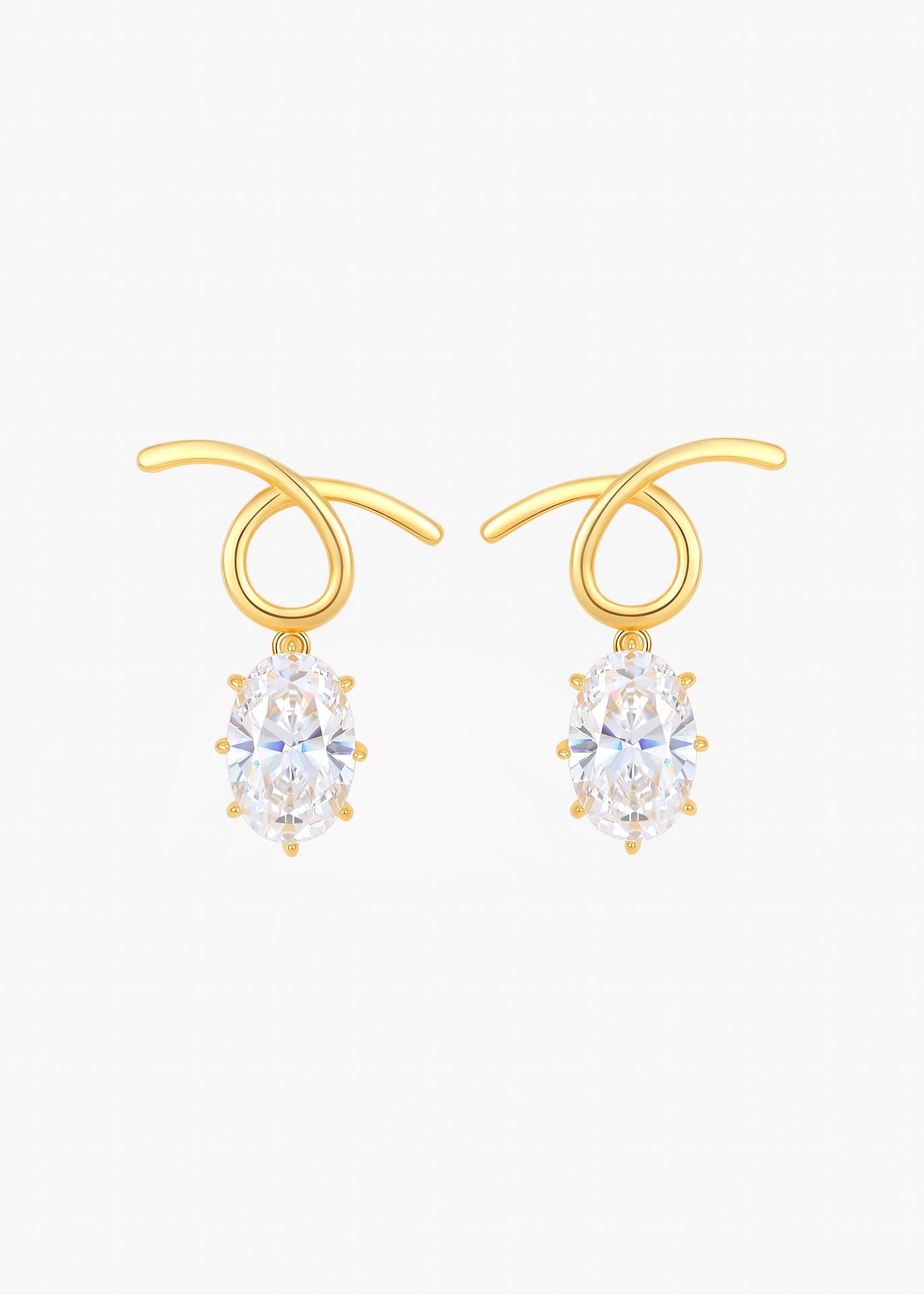 Dazzling Loop Earrings