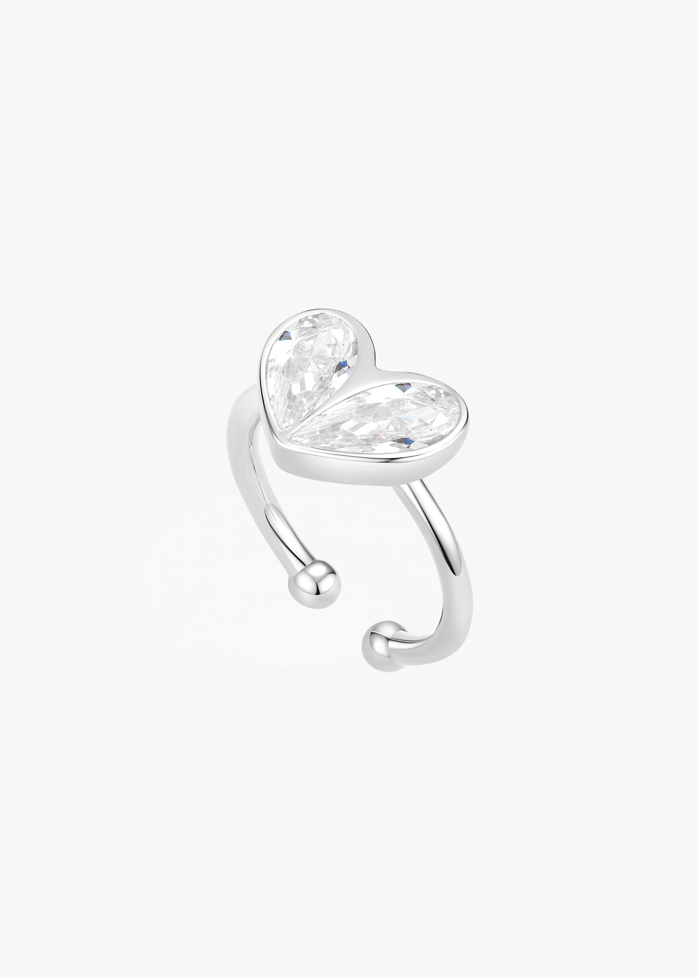 Heartbeat Open Ring