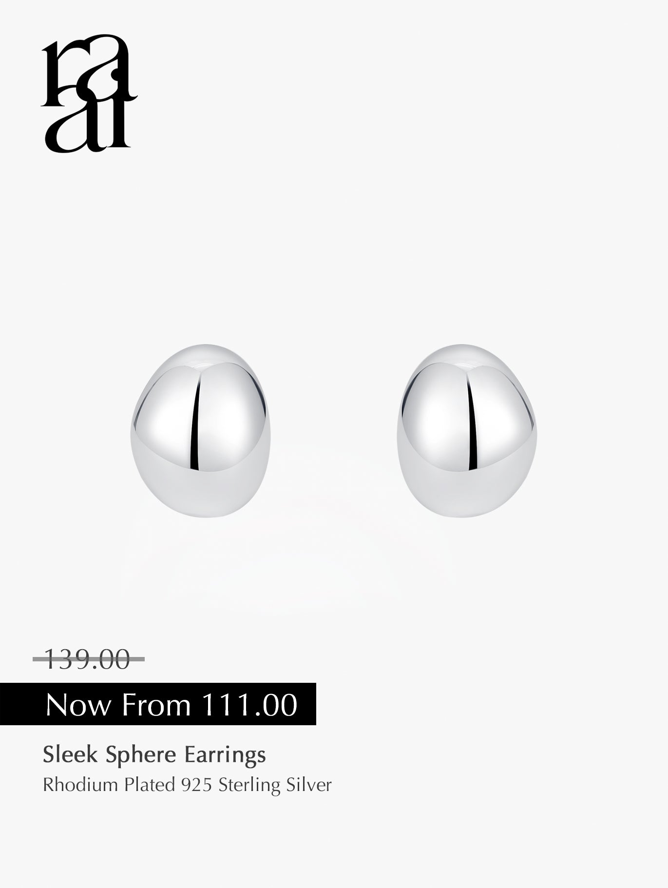 Sleek Sphere Earrings