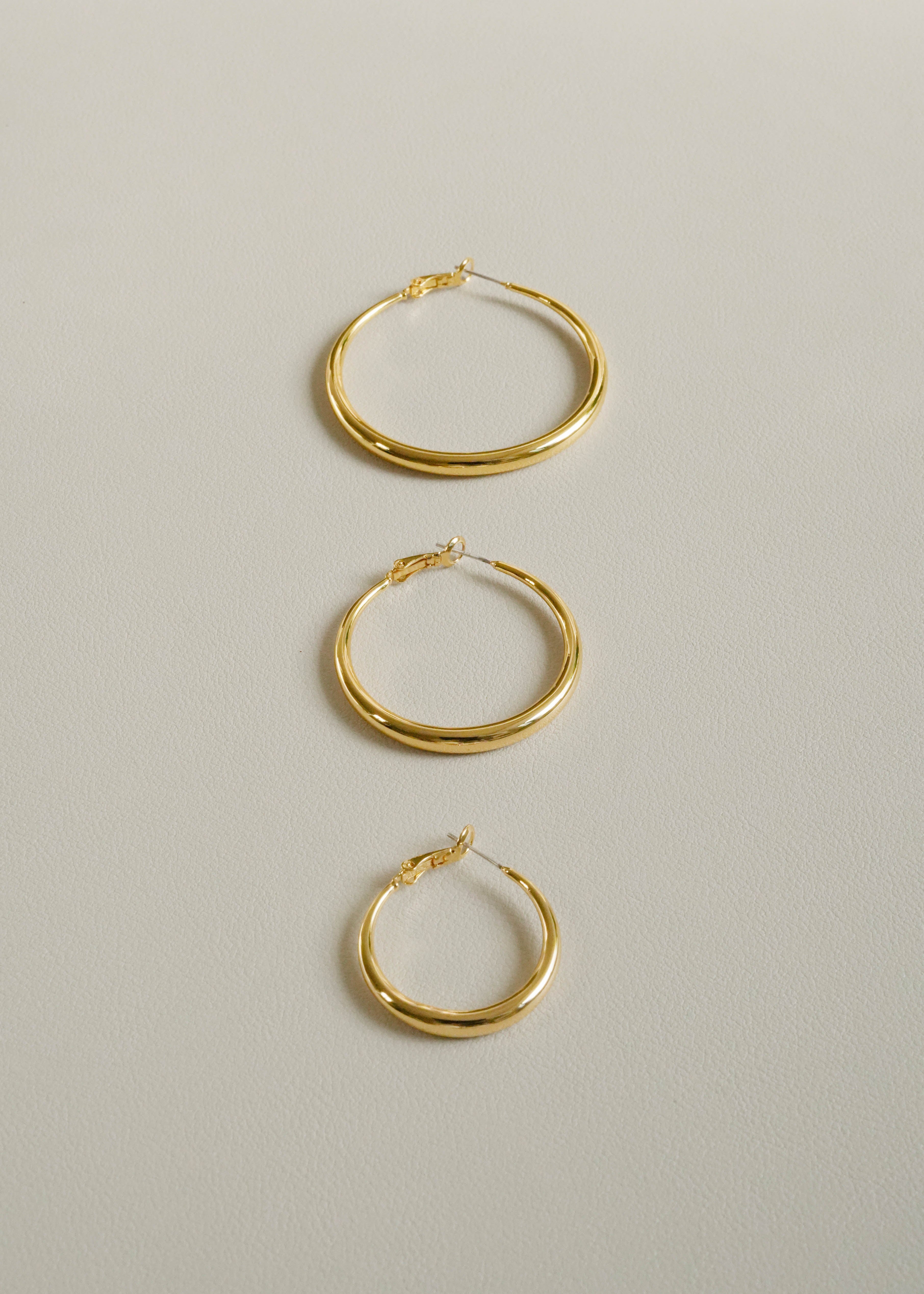 Daily Glow Hoops - Gold