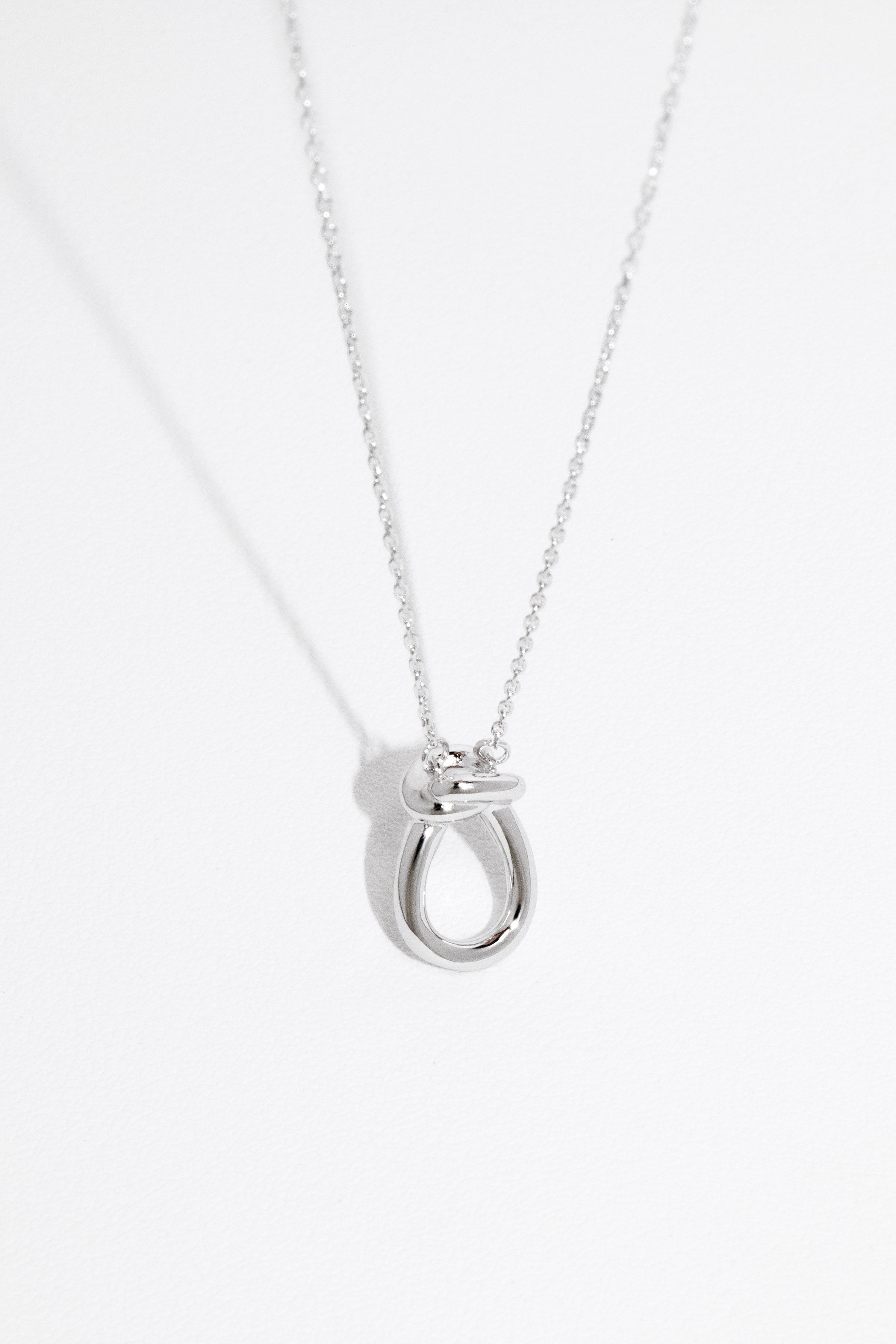 Slip Knot Pendant Necklace