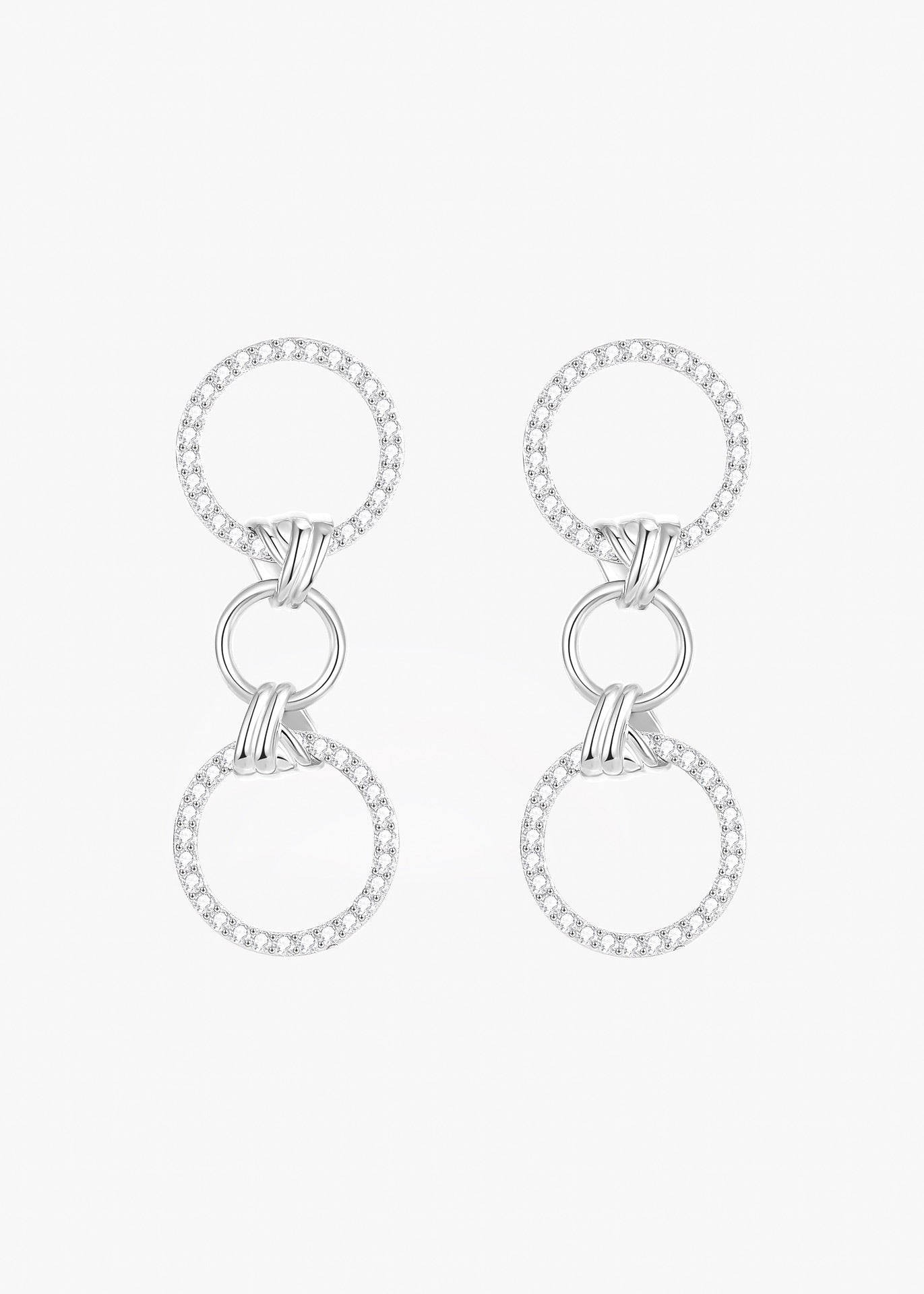 Shimmering Knot Earrings