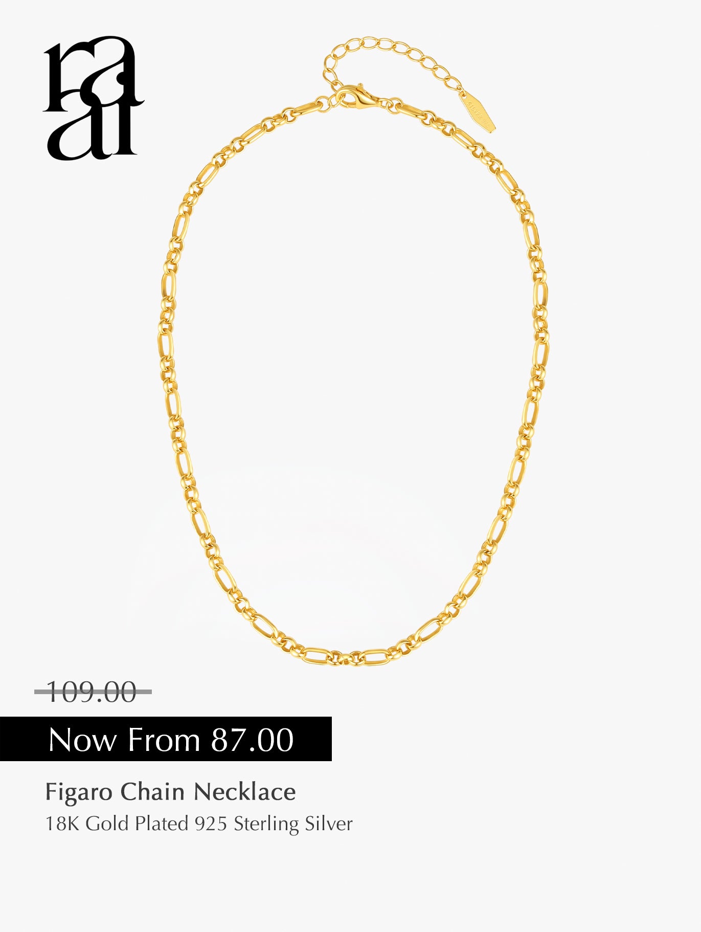 Figaro Chain Necklace